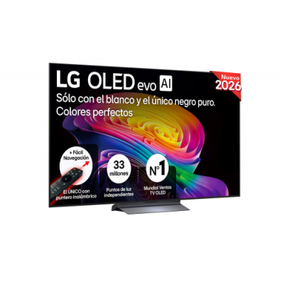 TV LG OLED 65 OLED65C66LB UHD 4K SMART WIFI WEBOS 26 IA 120HZ 4XHDMI 2XUSB ANTIRREFLEJOS PRO 989 MANDO uNICO