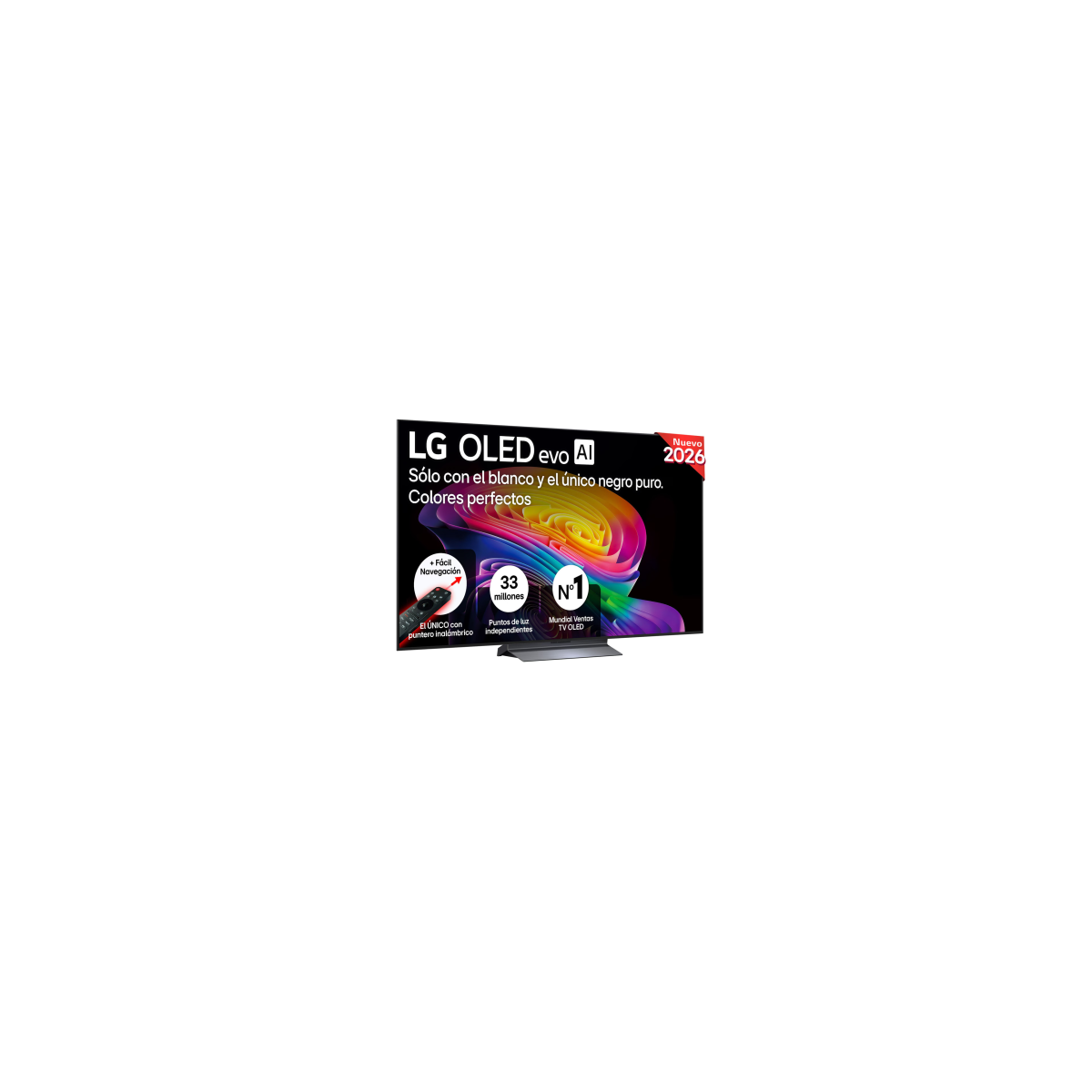 TV LG OLED 65 OLED65C66LB UHD 4K SMART WIFI WEBOS 26 IA 120HZ 4XHDMI 2XUSB ANTIRREFLEJOS PRO 989 MANDO uNICO