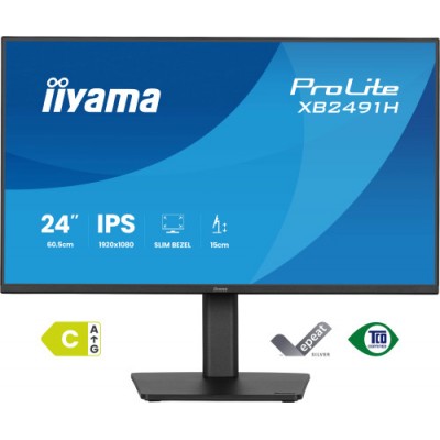 iiyama ProLite XB2491H B1 pantalla para PC 605 cm 238 1920 x 1080 Pixeles Full HD Negro