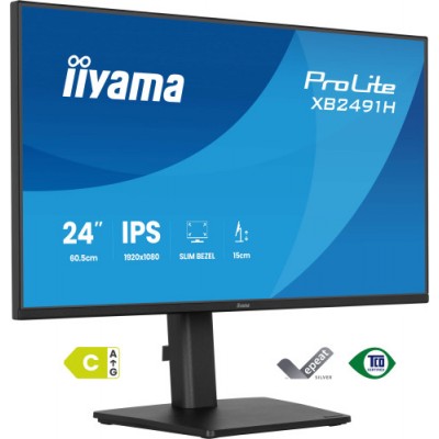iiyama ProLite XB2491H B1 pantalla para PC 605 cm 238 1920 x 1080 Pixeles Full HD Negro