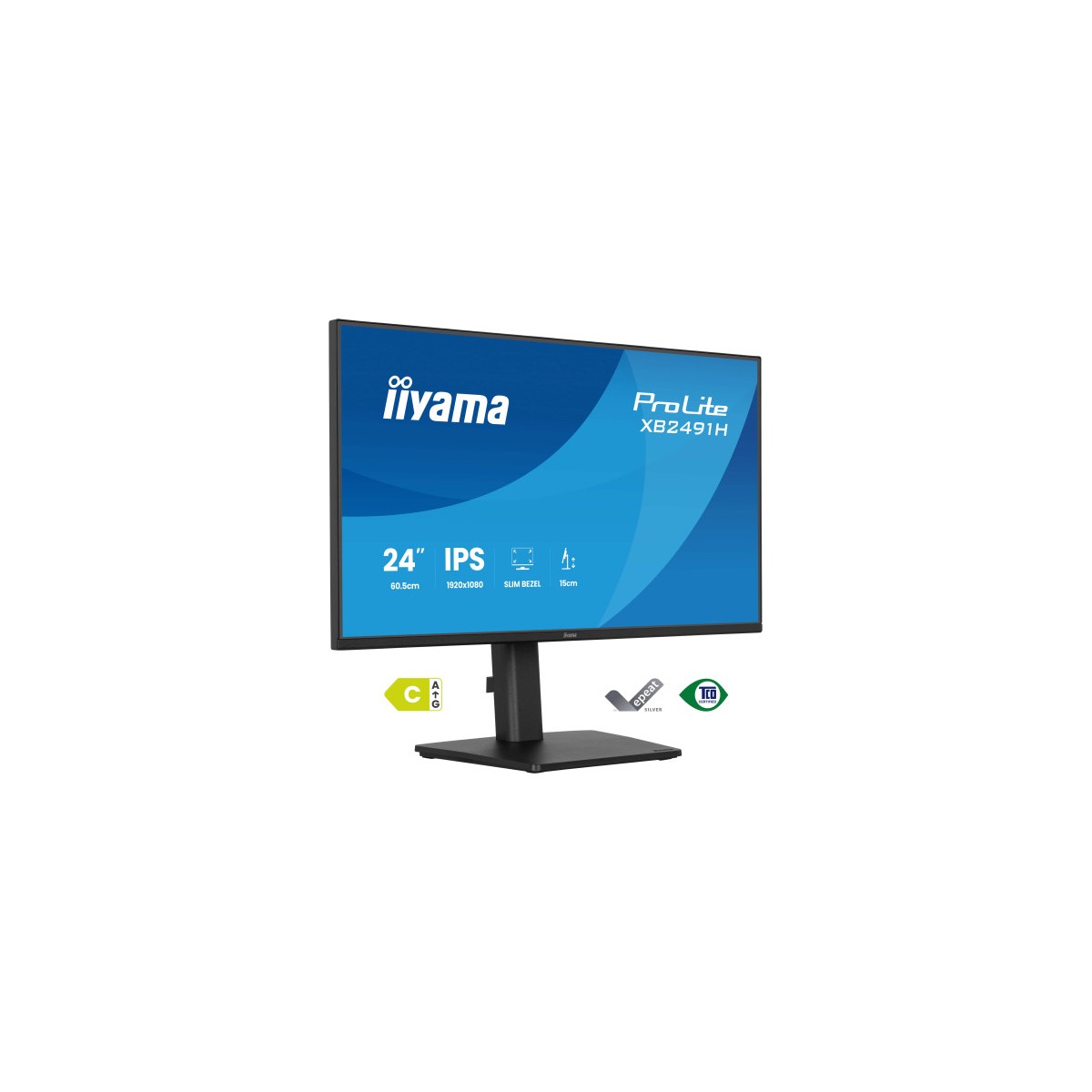 iiyama ProLite XB2491H B1 pantalla para PC 605 cm 238 1920 x 1080 Pixeles Full HD Negro