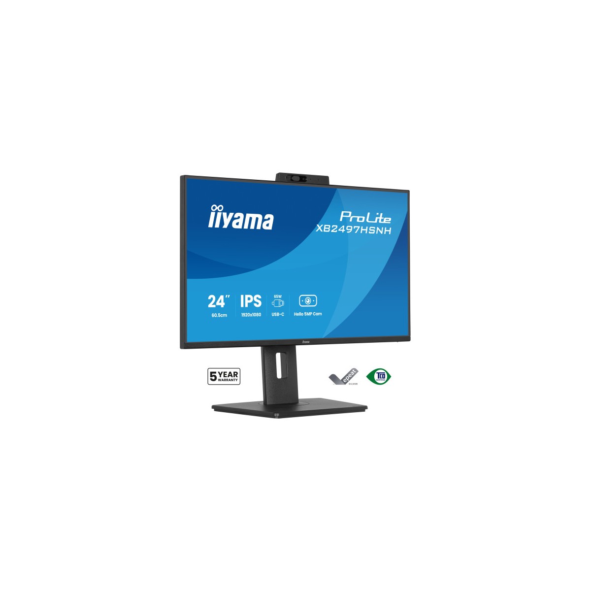 MONITOR IIYAMA XB2497HSN B1 238 PROLITE PANEL IPS PUERTO USB C RJ45 LAN SOPORTE ERGONOMICO