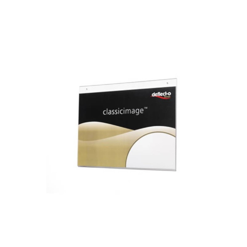 EXPOSITOR DE PARED FORMATO A4 HORIZONTAL DEFLECTO 46901