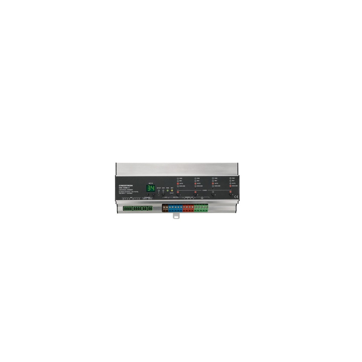 CRESTRON DIN RAIL UNIVERSAL DIMMER 1 FEED 4 CHANNELS DIN 1DIMU4 6501748