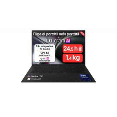 PORTATIL LG GRAM 17 ULTRA7 32GB RAM 1TB SSD WINDOWS 11HOME
