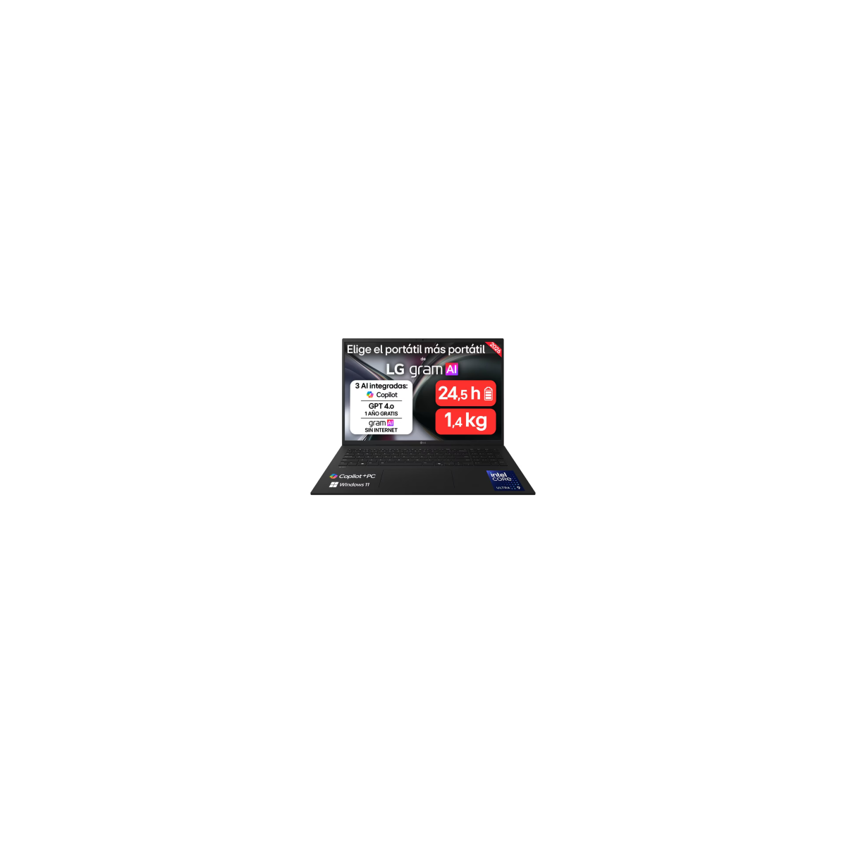 PORTATIL LG GRAM 17 ULTRA7 32GB RAM 1TB SSD WINDOWS 11HOME