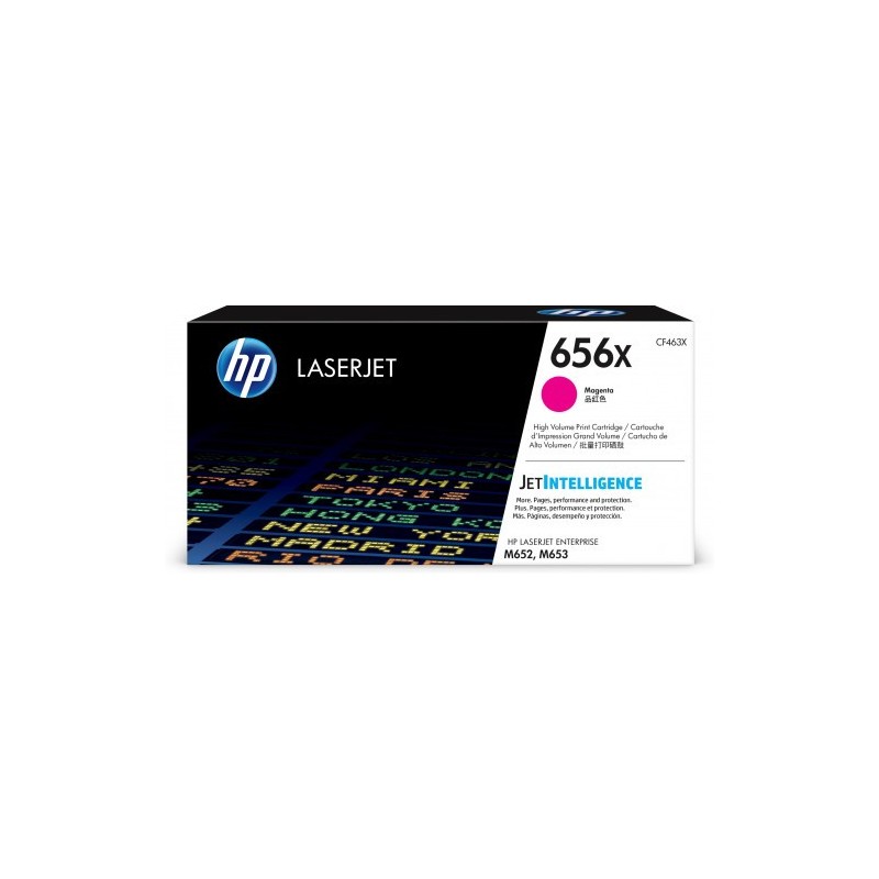 HP TONER 656X MAGENTA ALTA CAPACIDAD LASERJET M652 CF463X