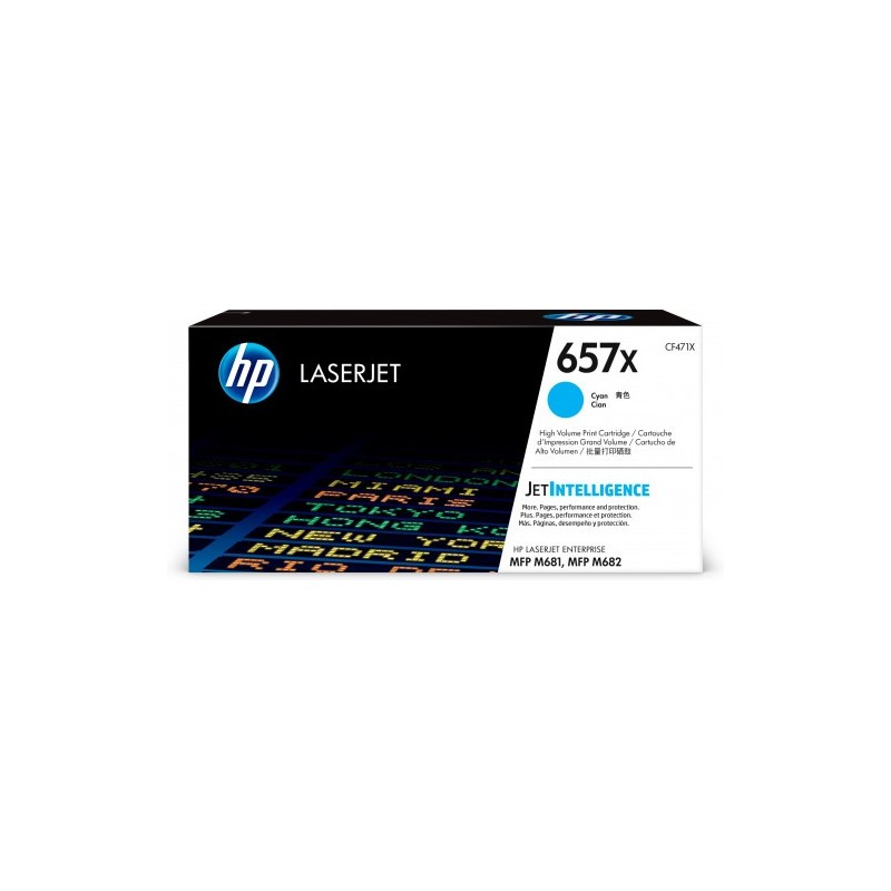 HP 657X TONER CIAN ALTA CAPACIDAD HP657X CF471X