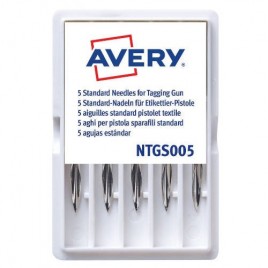 AGUJAS ESTaNDAR CORTAS CON BASE DE PLaSTICO AVERY NTGS005