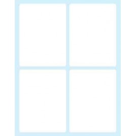 PAQUETE 10 HOJAS ETIQUETAS BLANCAS EN SOBRE 75X56 MM TICO E 7556