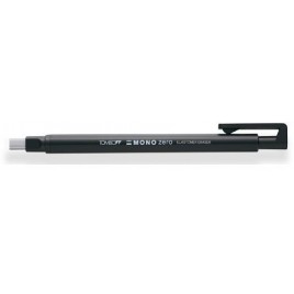 BORRADOR DE PRECISIoN PUNTA RECTANGULAR 25 X 5 MM CUERPO NEGRO TOMBOW EH KUS11