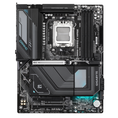 GIGABYTE B850 GAMING X WIFI6E Placa Base Procesadores AMD Ryzen Serie 9000 VRM digital de 1222 fases hasta 8200MHz DDR5 OC 1xPC