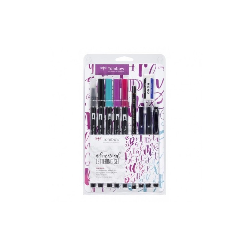 SET LETTERING DE CALIGRAFIA MODELO ADVANCED TOMBOW LS ADV