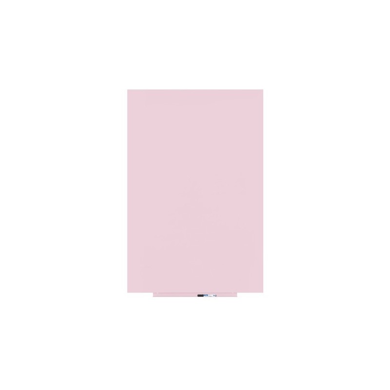 PIZARRA SIN MARCO SKINWHITEBOARD COLOR ROSA MEDIDA 100X150CM MAGNeTICA MODULAR ROCADA 6421R 490