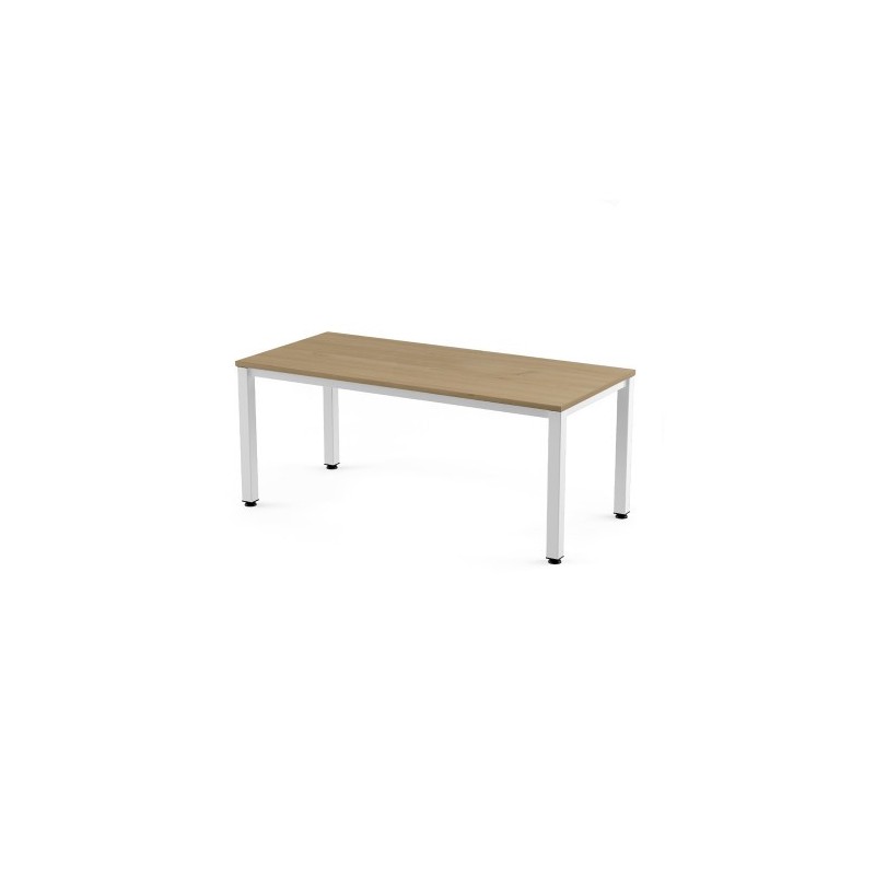 MESA DE OFICINA SERIE EXECUTIVE 180X80 BLANCO ROBLE ROCADA 2003AM08