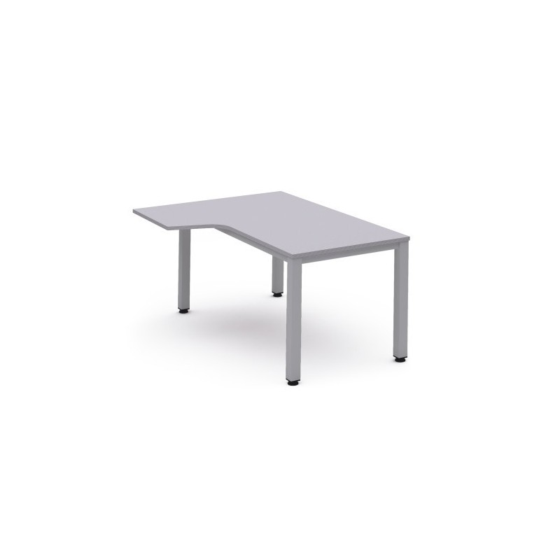MESA DE OFICINA SERIE EXECUTIVE FORMA L IZQUIERDA 160X120 GRIS GRIS ROCADA 2053AD02