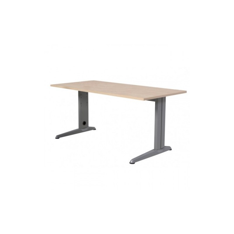 MESA DE OFICINA SERIE METAL 200X80 GRIS HAYA ROCADA 2004AC01