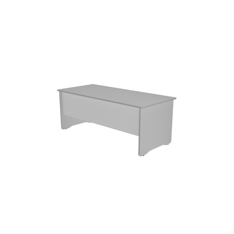 MESA DE OFICINA SERIE WORK 200X80 GRIS GRIS ROCADA 2004AB02