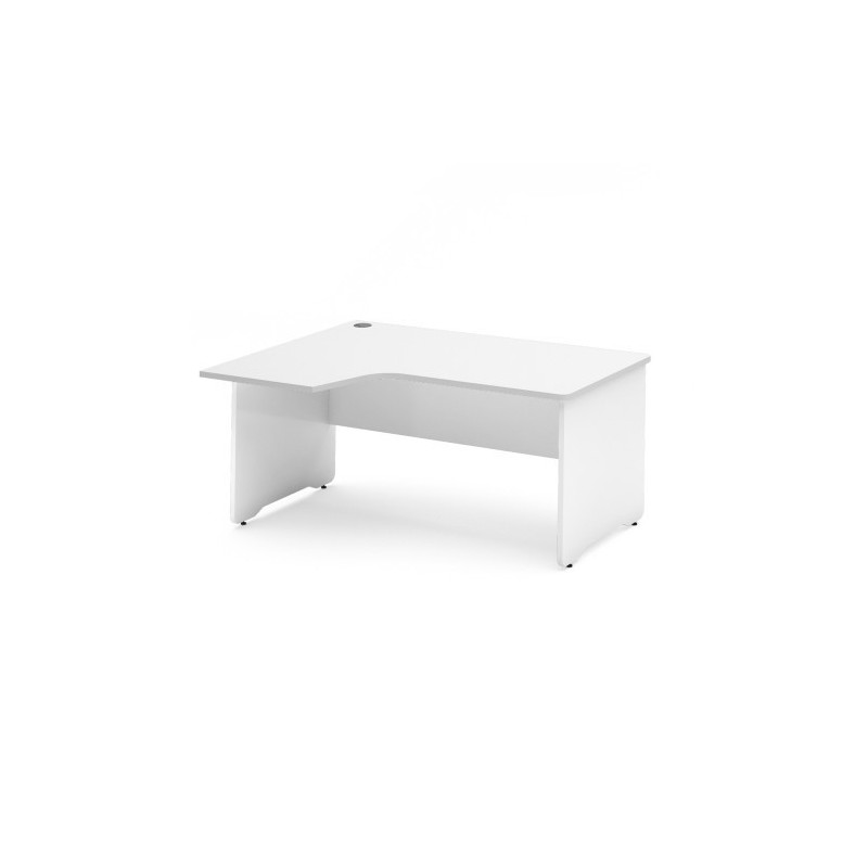 MESA DE OFICINA SERIE WORK CON FORMA DE L IZQUIERDA 160X120 BLANCO BLANCO ROCADA 2053AW04