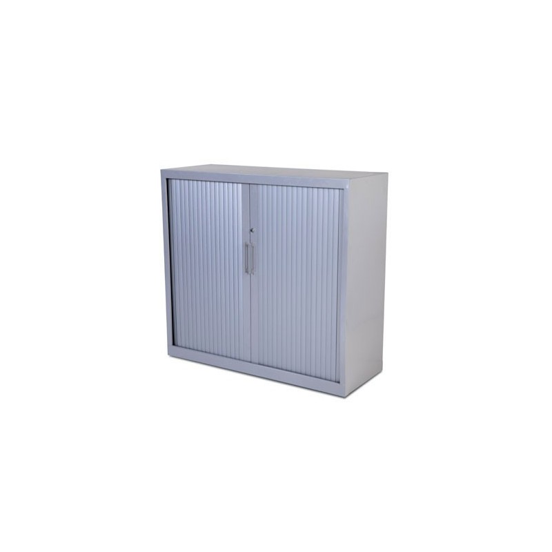 ARMARIO DE 105X80X45CM METALICO CON PUERTAS DE PERSINA CON 2 BALDA INCLUYE 2 BALDAS COLOR GRIS MEDIDA 80X105X45CM LAXALXPR ROCA