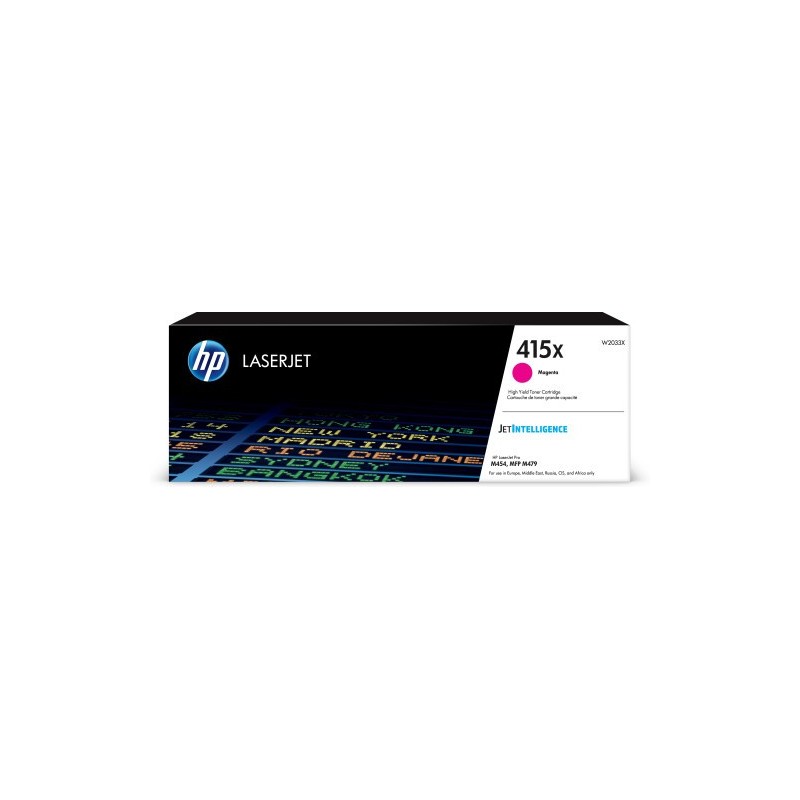 HP Cartucho de toner Original LaserJet 415X magenta de alta capacidad