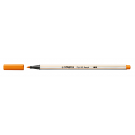 ROTULADOR PUNTA FIBRA PINCEL PEN 68 BRUSH NARANJA STABILO 568 54