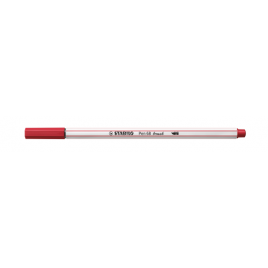 ROTULADOR PUNTA FIBRA PINCEL PEN 68 BRUSH ROJO OSCURO STABILO 568 50