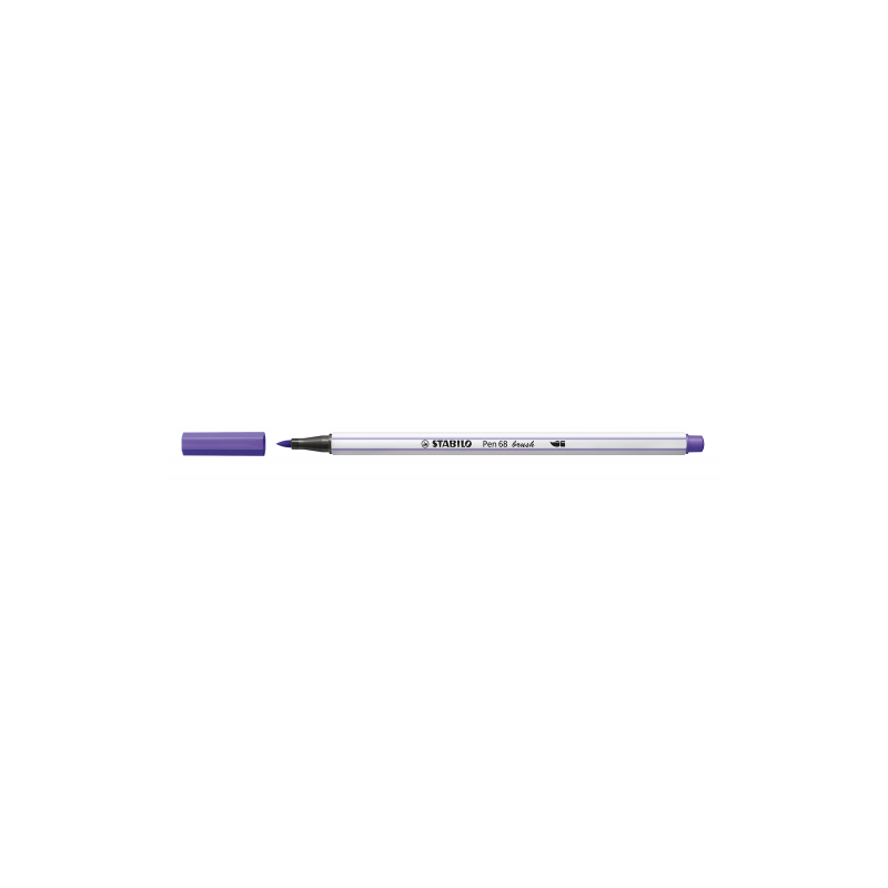 ROTULADOR PUNTA FIBRA PINCEL PEN 68 BRUSH VIOLETA STABILO 568 55