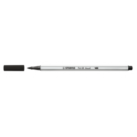 ROTULADOR PUNTA FIBRA PINCEL PEN 68 BRUSH NEGRO STABILO 568 46