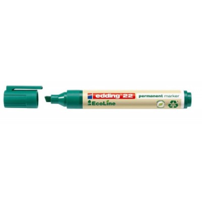 MARCADOR PERMANENTE EDDING ECOLINE 22 COLOR VERDE EDDING 22 004