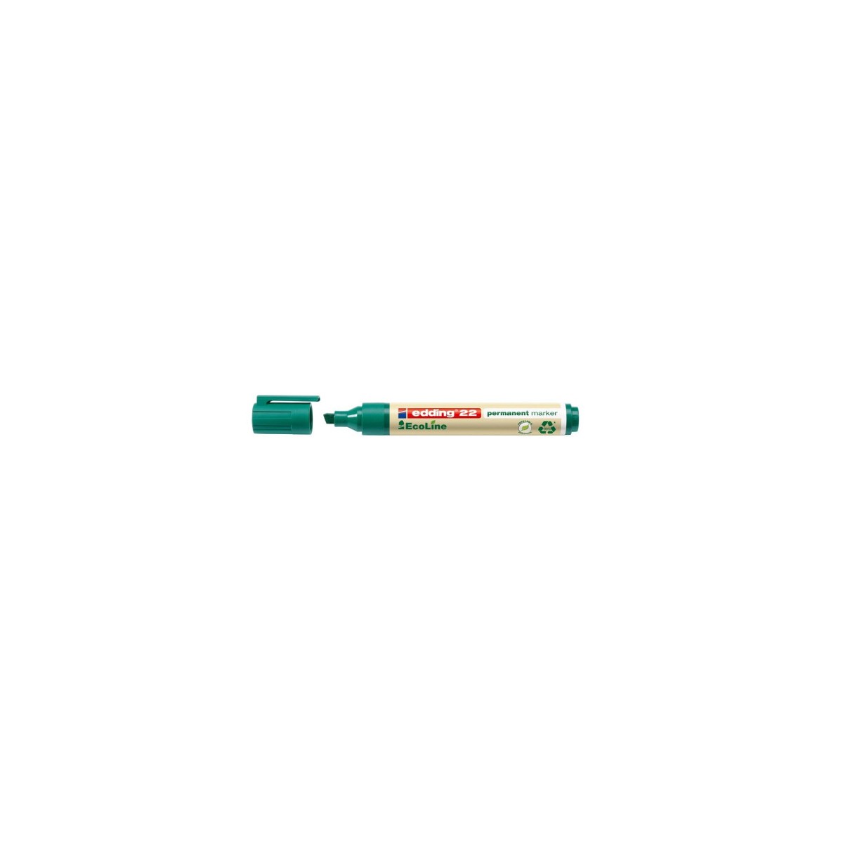 MARCADOR PERMANENTE EDDING ECOLINE 22 COLOR VERDE EDDING 22 004