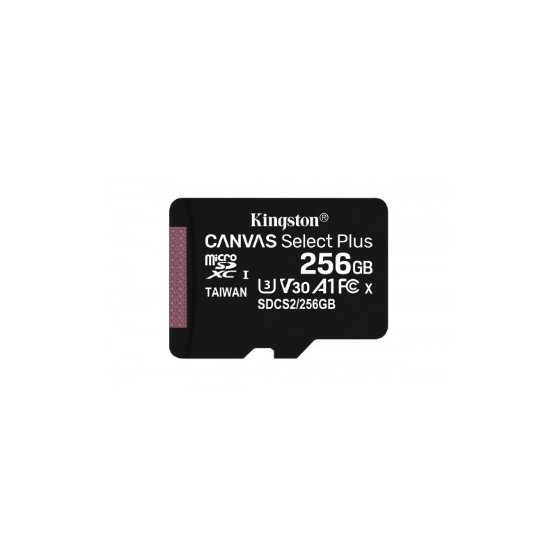 Kingston Technology Canvas Select Plus memoria flash 256 GB MicroSDXC Clase 10 UHS I