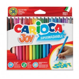 CAJA 36 ROTULADORES COLORES JOY CARIOCA 40616