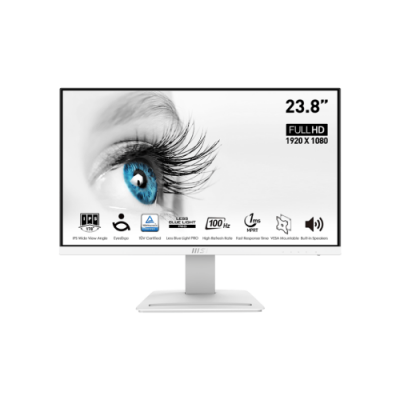 MSI PRO MP243XW pantalla para PC 605 cm 238 1920 x 1080 Pixeles Full HD Blanco