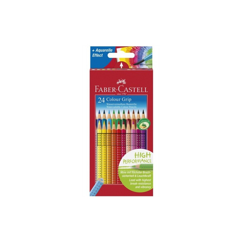 ESTUCHE 24 LAPICES COLOR GRIP FABER CASTELL 112424