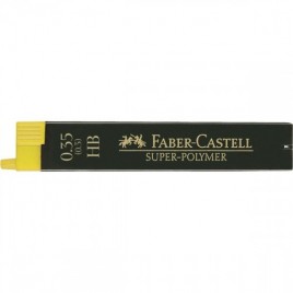 ESTUCHE 12 MINAS 03MM SUPER POLIMERAS HB FABER CASTELL 120300