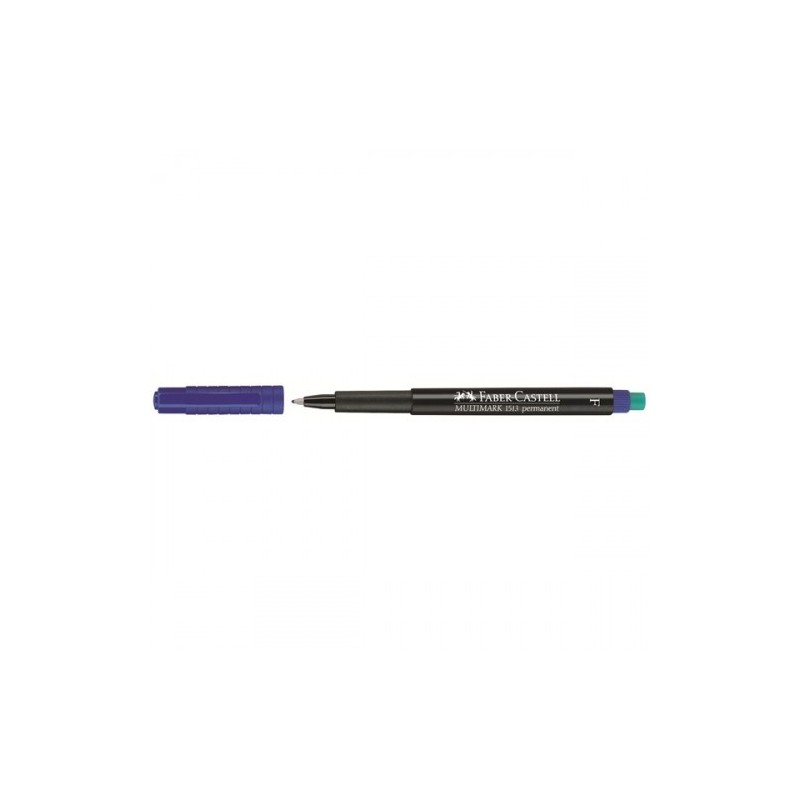 MARCADOR PERMANENTE MULTIMARK PUNTA FINA AZUL FABER CASTELL 151351