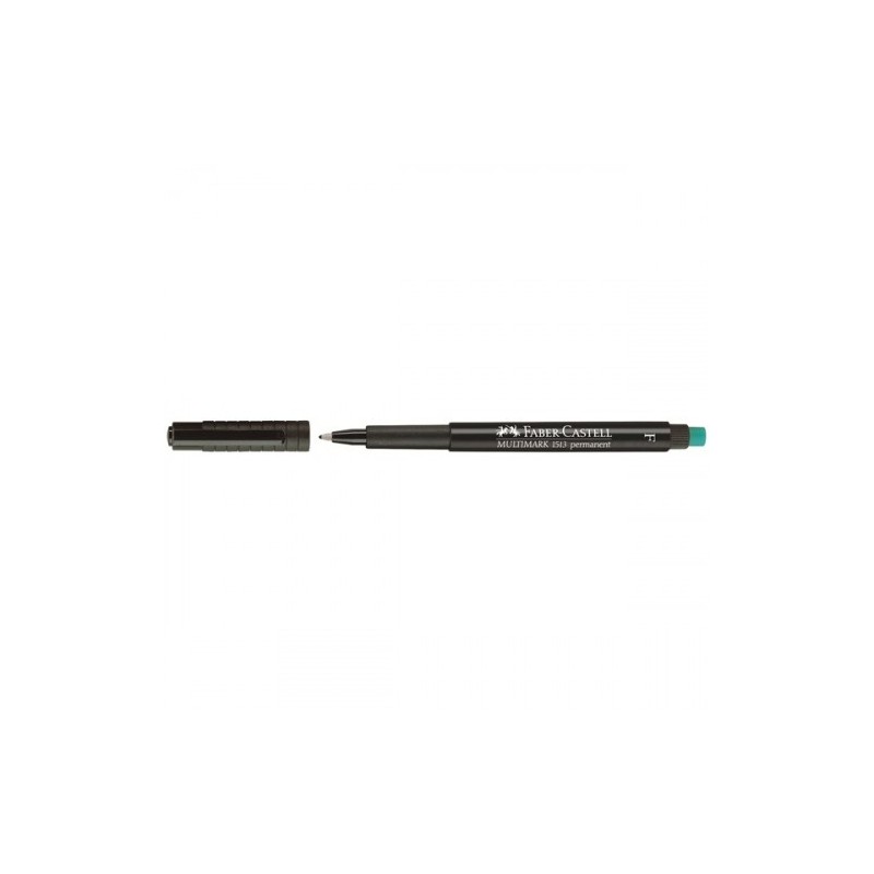 MARCADOR PERMANENTE MULTIMARK PUNTA FINA NEGRO FABER CASTELL 151399