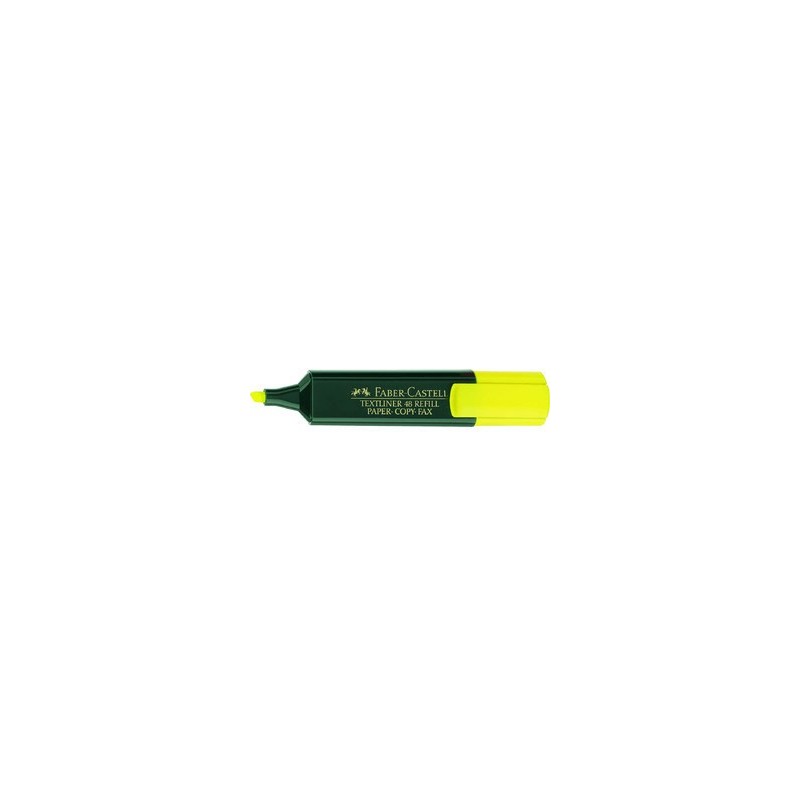 MARCADOR FLUOR TEXTLINER AMARILLO FABER CASTELL 154807