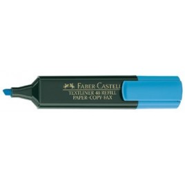 MARCADOR FLUOR TEXTLINER AZUL FABER CASTELL 154851