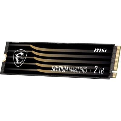 MSI SPATIUM M480 PRO PCIE 40 NVME M2 2TB unidad de estado solido PCI Express 40 3D NAND