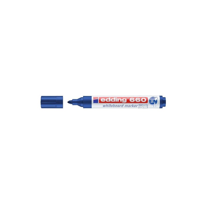 MARCADOR PIZARRA BLANCA 660 15 3MM AZUL EDDING 660 03