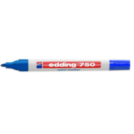 MARCADOR PERMANENTE 2 4MM 750 AZUL EDDING 750 3