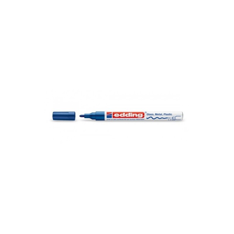 MARCADOR PERMANENTE 1 2MM 751 AZUL EDDING 751 03