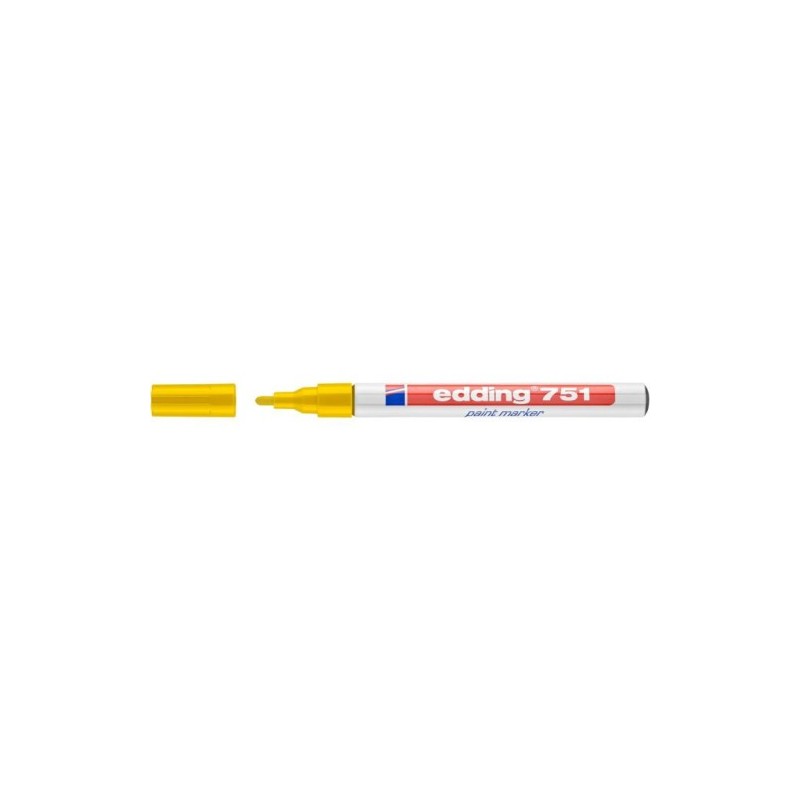 MARCADOR PERMANENTE 1 2MM 751 AMARILLO EDDING 751 05