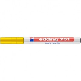 MARCADOR PERMANENTE 1 2MM 751 AMARILLO EDDING 751 05