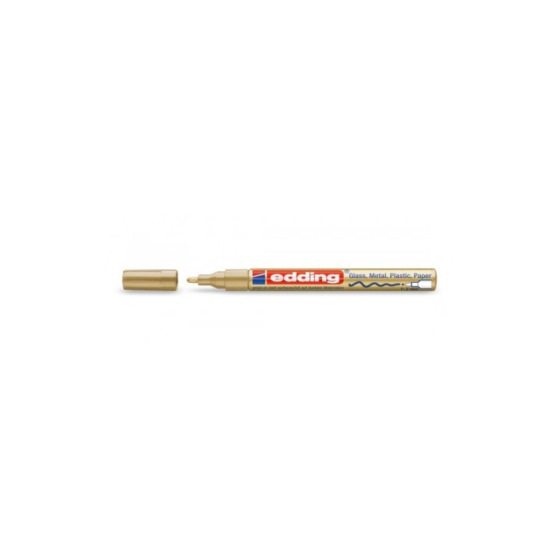 MARCADOR PERMANENTE 1 2MM 751 ORO EDDING 751 53