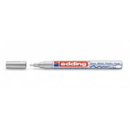 MARCADOR PERMANENTE 1 2MM 751 PLATA EDDING 751 54