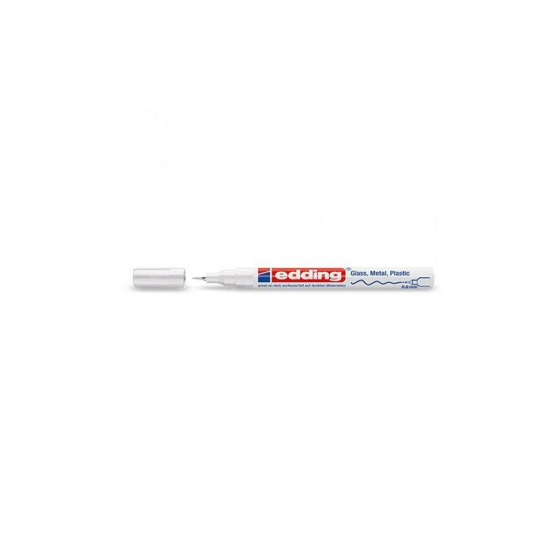 MARCADOR PERMANENTE 08MM 780 BLANCO EDDING 780 49