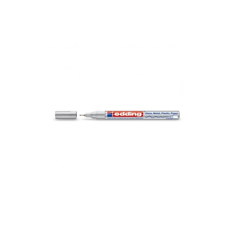 MARCADOR PERMANENTE 08MM 780 PLATA EDDING 780 54